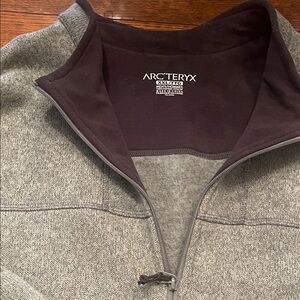 Arc'teryx Heathered Gray Full-Zip Jacket